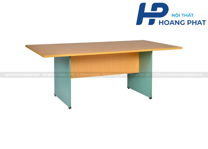 Màu sắc của chiếc bàn họp 6 ghế mang lại nét đặc trưng mà nhận diện cao cho văn phòng
